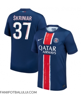 Paris Saint-Germain Milan Skriniar #37 Tricou Fotbal Replică 2024-25 Barbati Acasa